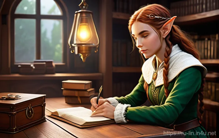 리니지 이벤트 보상 설명 - **Prompt 1: The Daily Planner's Reward**
A highly detailed, realistic illustration in the style ...