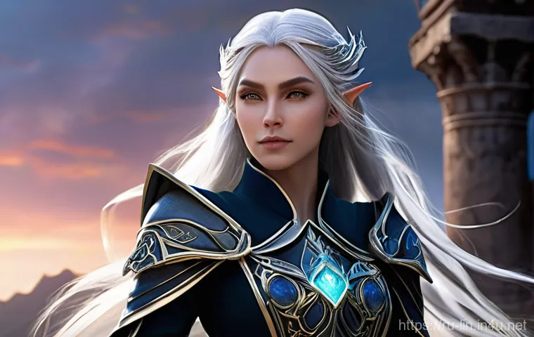 리니지 PvP 전용 서버 소개 - **Prompt:** An epic, high-stakes Player-versus-Player (PvP) battle scene set during a Lineage 2-insp...