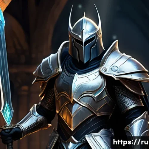 Home 32 리니지 희귀 장비 경매 - **Prompt:** "A powerful Lineage character, perhaps a majestic Dark Elf Knight or a wise Human Mage, ...